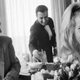Roger Vadim and Jane Fonda at their wedding